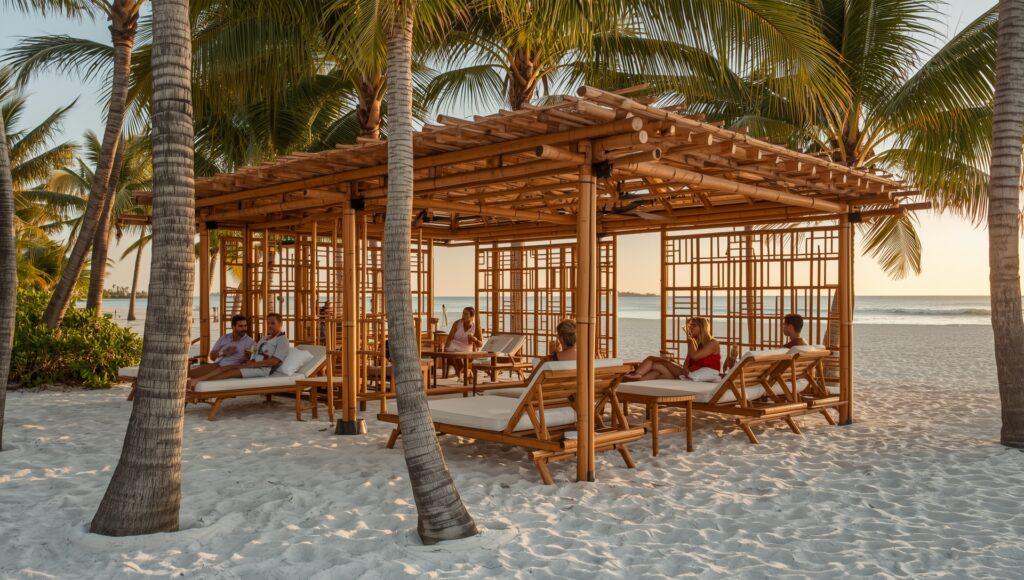 bamboo cabanas